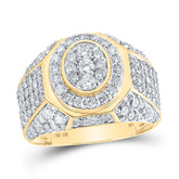 3CTW-DIA NK MENS RING
